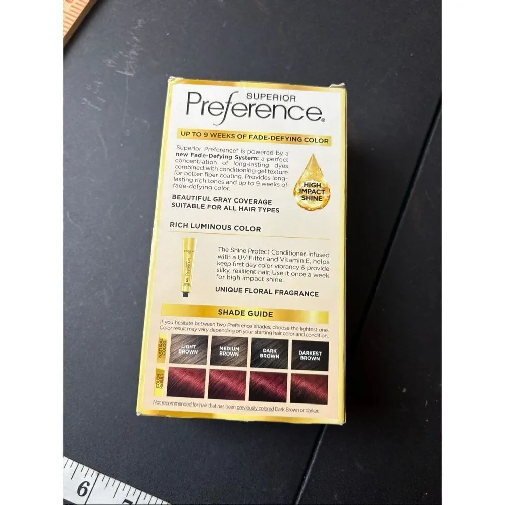 L’Oréal Paris Preference RR04 Intense Dark Red Permanent Hair Color